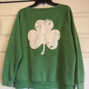 Green Shamrock Sweatshirt